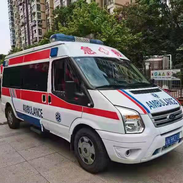 常德长途救护车护送病人返乡